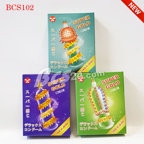 Bao cao su siêu gai Super Gold