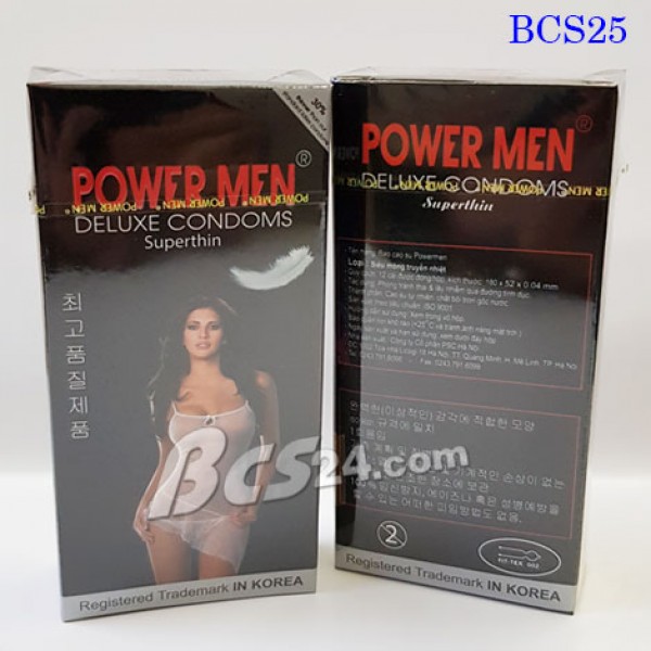 Bao cao su Power men Super Thin - (BCS25)