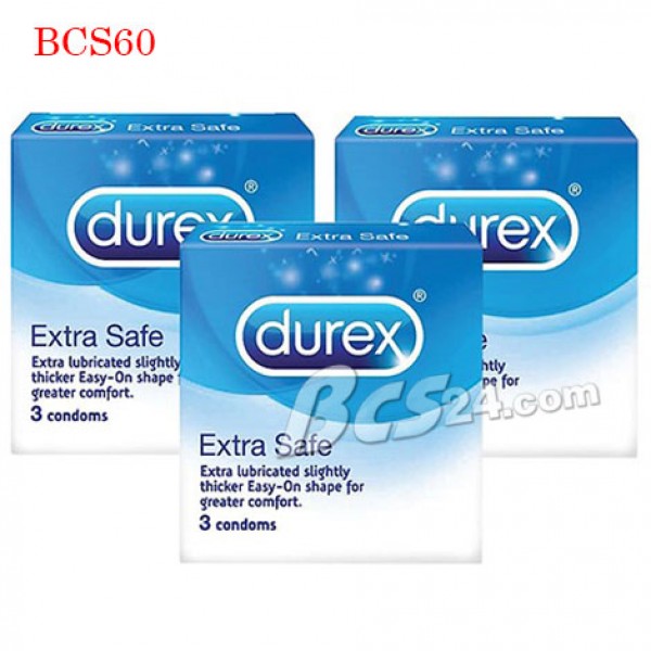 Bao cao su Durex Extra Safe siêu an toàn - (BCS60)