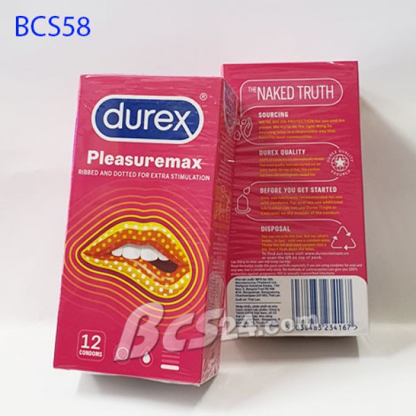 Bao cao su gai gân Durex Pleasuremax - (BCS58)