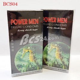 Bao cao su Power Men cá ngựa Long shock - (BCS04)