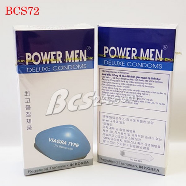 Bao cao su Power Men Viagra Type Delay - (BCS72)