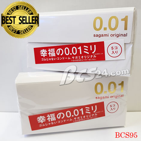 Bao cao su Sagami Original 0,01mm