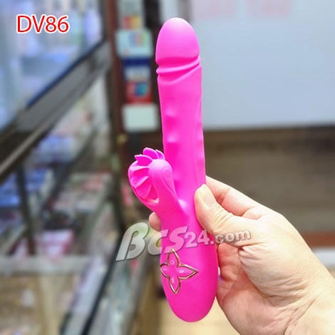 Cu giả đa năng rung, thụt, liếm, bi chạy Esther