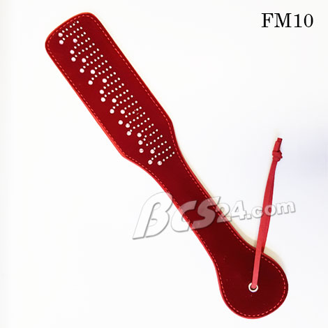 Dụng cụ bạo dâm cây phết mông da cán dài