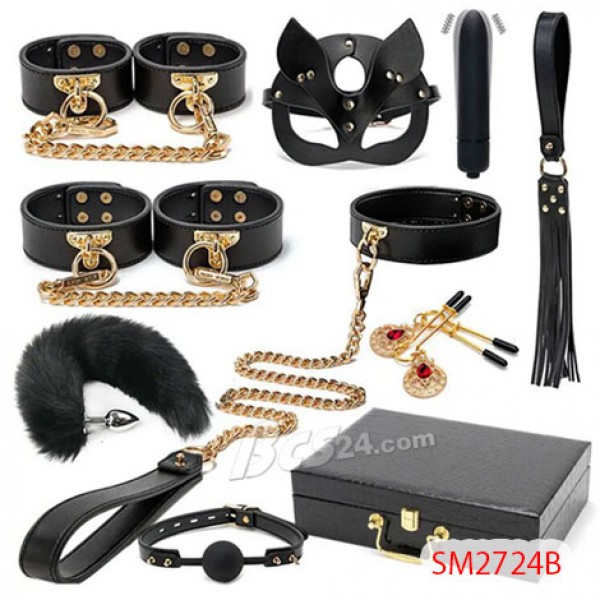 Bộ đồ chơi tình yêu 9 món cao cấp sang trọng màu đen cực đẹp - (SM2724B)