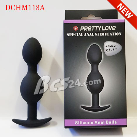 Đồ chơi bóng đôi silicon ruột bi kích thích hậu môn siêu sướng