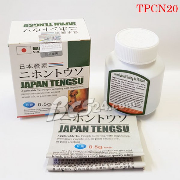 Tengsu - Thuốc cường dương thảo dược Nhật Bản - (TPCN20)