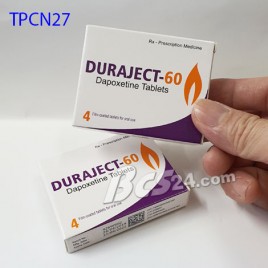 1.Thuốc uống "lâu ra" Duraject-60. Trị xuất tinh sớm - (TPCN27)